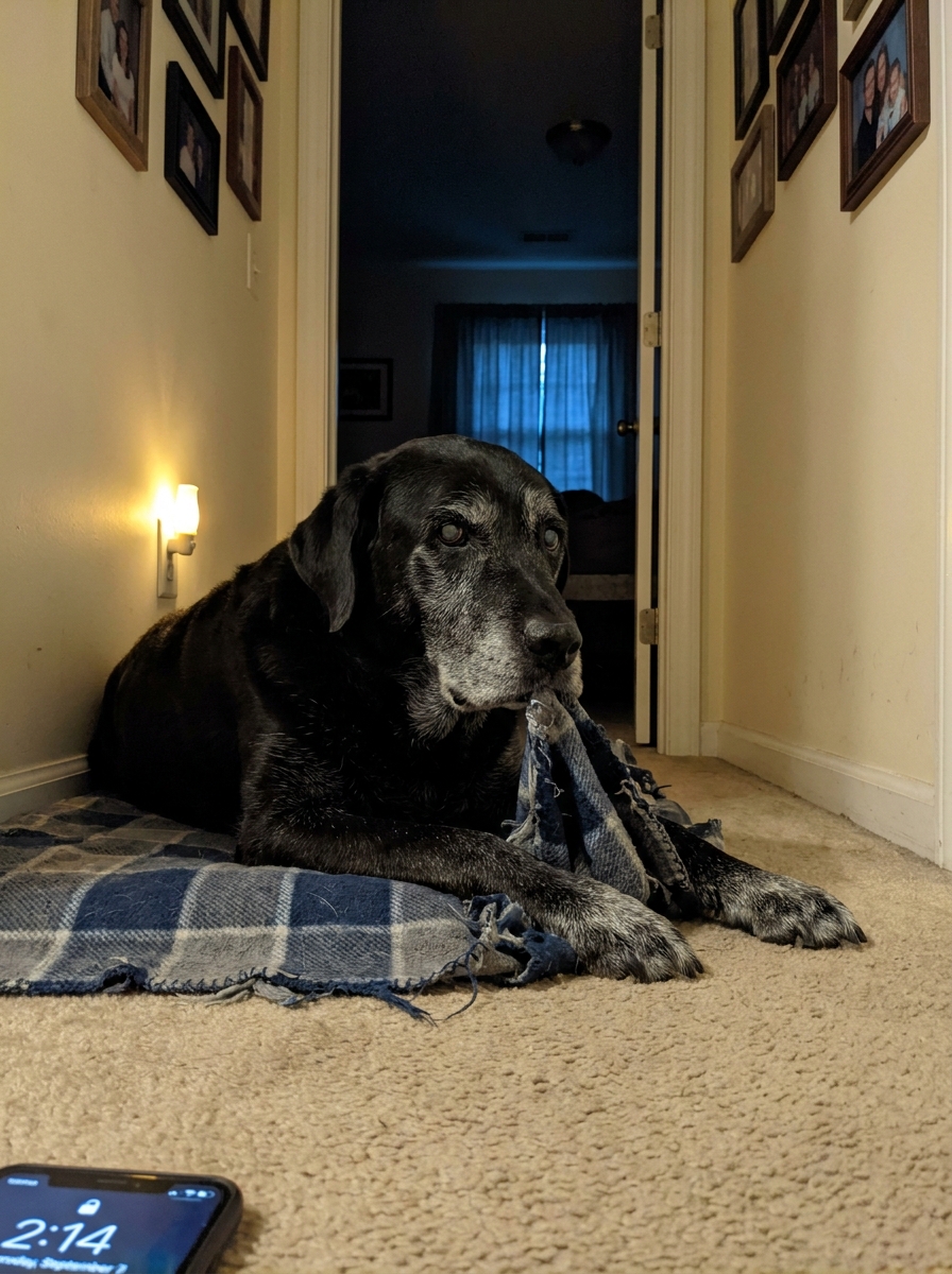 Part 2: After My Father Died, His Old Dog Carried a Worn Blanket to the Door of the Empty Bedroom Every Single Night. I Thought He Was Grieving. Then I Found Out Where My Father Had Slept for the Last Eight Months of His Life.