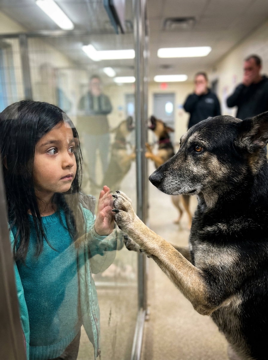 Part 2: A Dog Spent Six Years in Our Shelter — the Longest Stay in Our History — Because Visitors Walked Past Him Like He Was Invisible. He Never Barked, Never Wagged, Never Moved. Then a Seven-Year-Old Girl Who Could Not Speak Stopped at His Glass.