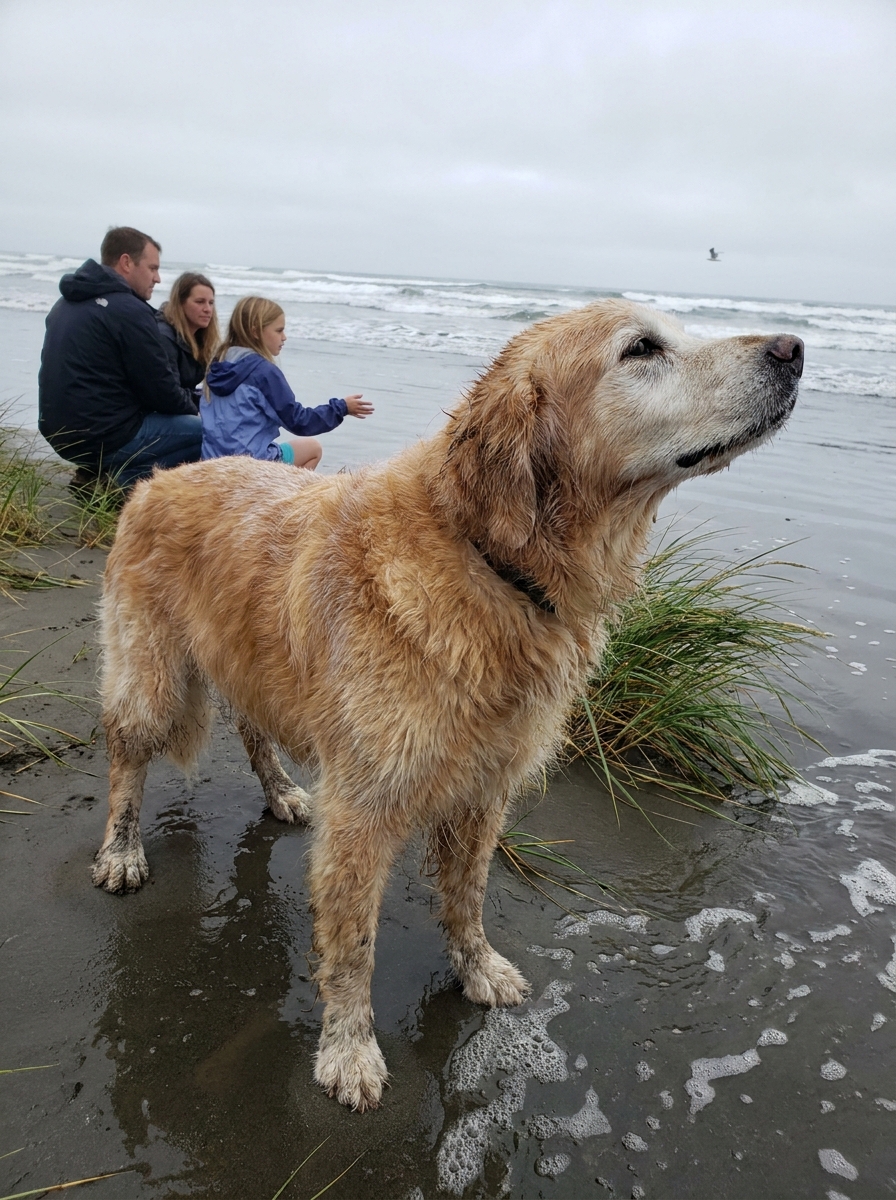 Part 2: We Drove Our Dying Golden Retriever to the Beach to Say Goodbye — Then He Stood Up, and I Understood Something I Can’t Unlearn