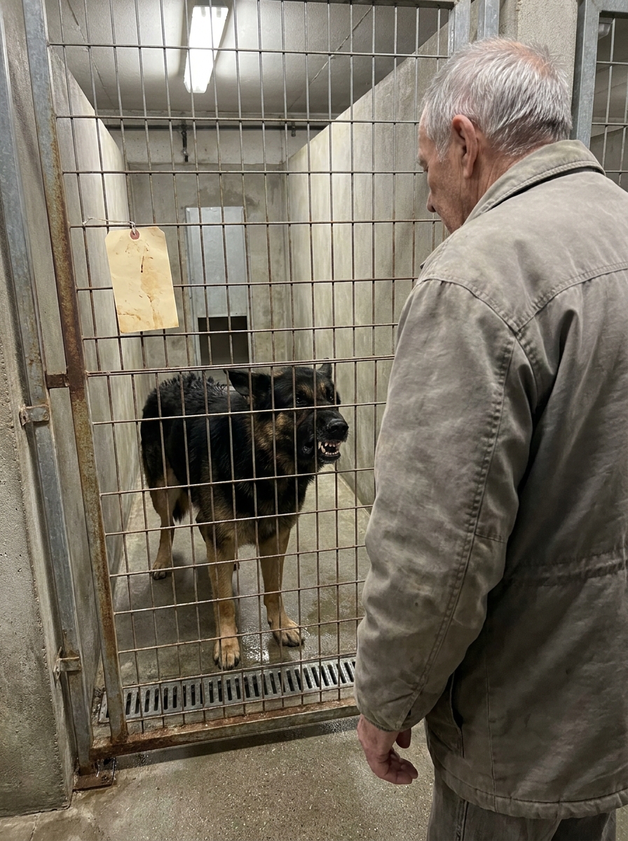 Part 2: A German Shepherd Was Hours From Being Put Down for Biting Four Families — Then a Retired K9 Officer Said One Word and the Dog Dropped to the Floor