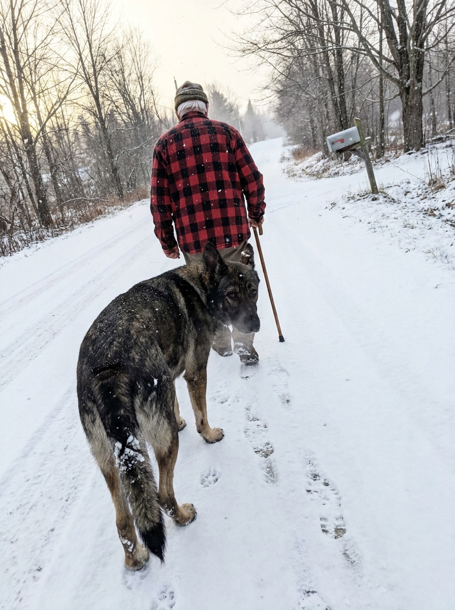Part 2: For Three Years an 87-Year-Old Man Walked a Mile to an Empty Mailbox. The Morning He Didn’t Come Back, the Stray He’d Refused to Keep Started Throwing Himself at the Door.