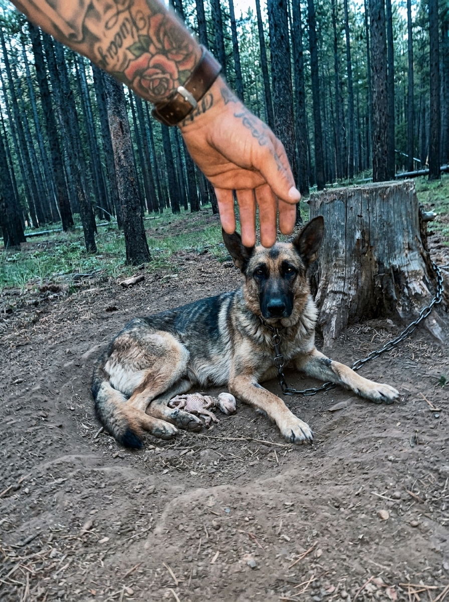 Part 2: Five Bikers Followed a Faint Bark Into the Woods Outside Boise. What Was Chained to That Tree Made the Toughest Man Among Us Carry It on His Lap for Thirty Miles.