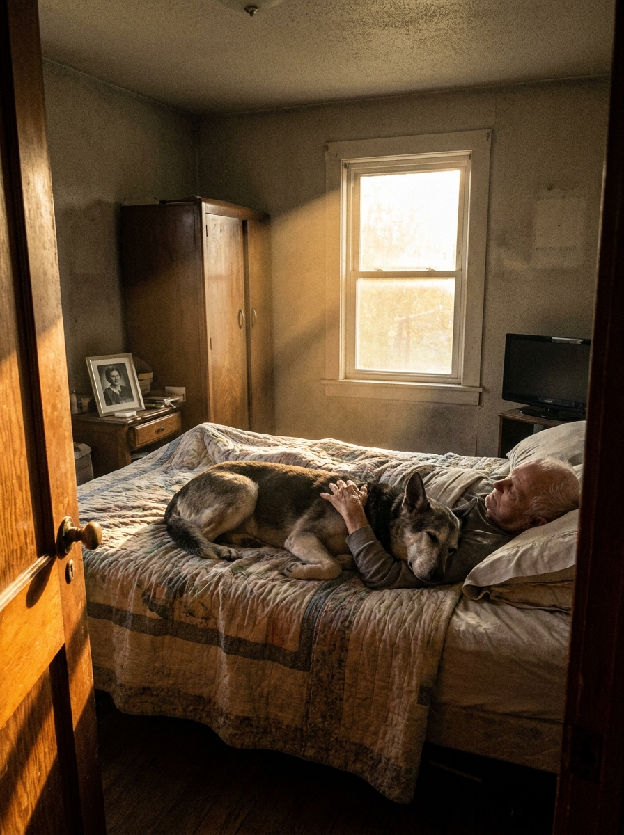 Part 2: A Hospice Nurse Brought a Dying Shelter Dog to a Dying Man So Neither Would Be Alone at the End. Three Weeks Later She Walked in and Found Them Both — and Understood What They’d Decided.