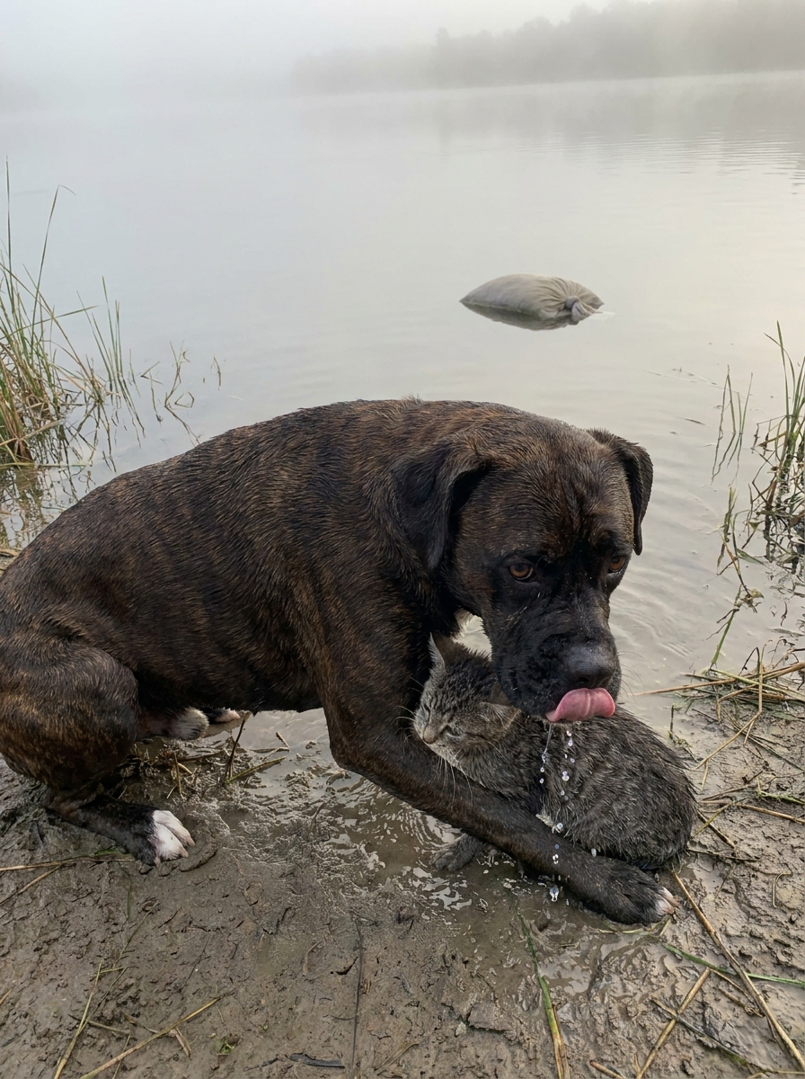 Part 2: My Dog Hated Cats — Then He Threw Himself Into a Lake and Swam Out to a Drowning Kitten Nobody Else Had Even Seen.
