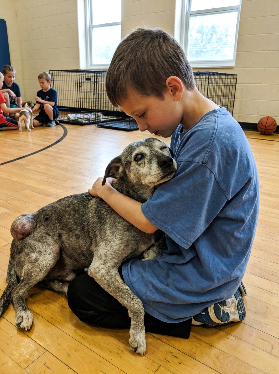 Part 2: At an Adoption Day for Orphans and Shelter Dogs, Every Other Kid Picked a Puppy. The Boy Nobody Had Kept Six Times Walked Straight Past Them to the One Dog No One Wanted — and What He Said Put Me on the Floor.