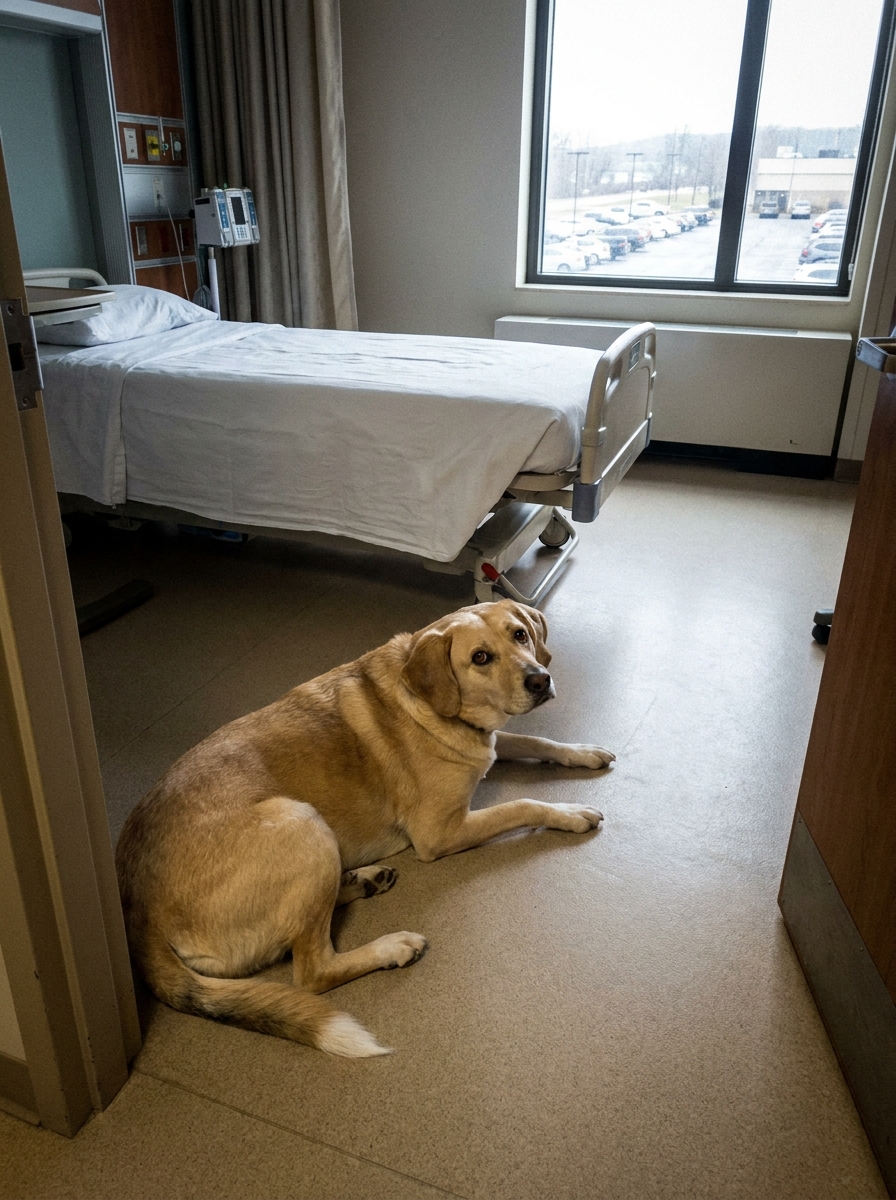 Part 2: For Six Months Our Dog Visited My Father in the Hospital at Exactly 2 P.M. Every Day. The Afternoon After Dad Died, the Dog Stood at the Door at 2 O’Clock — Ready to Go See Him — and None of Us Knew How to Tell Her.