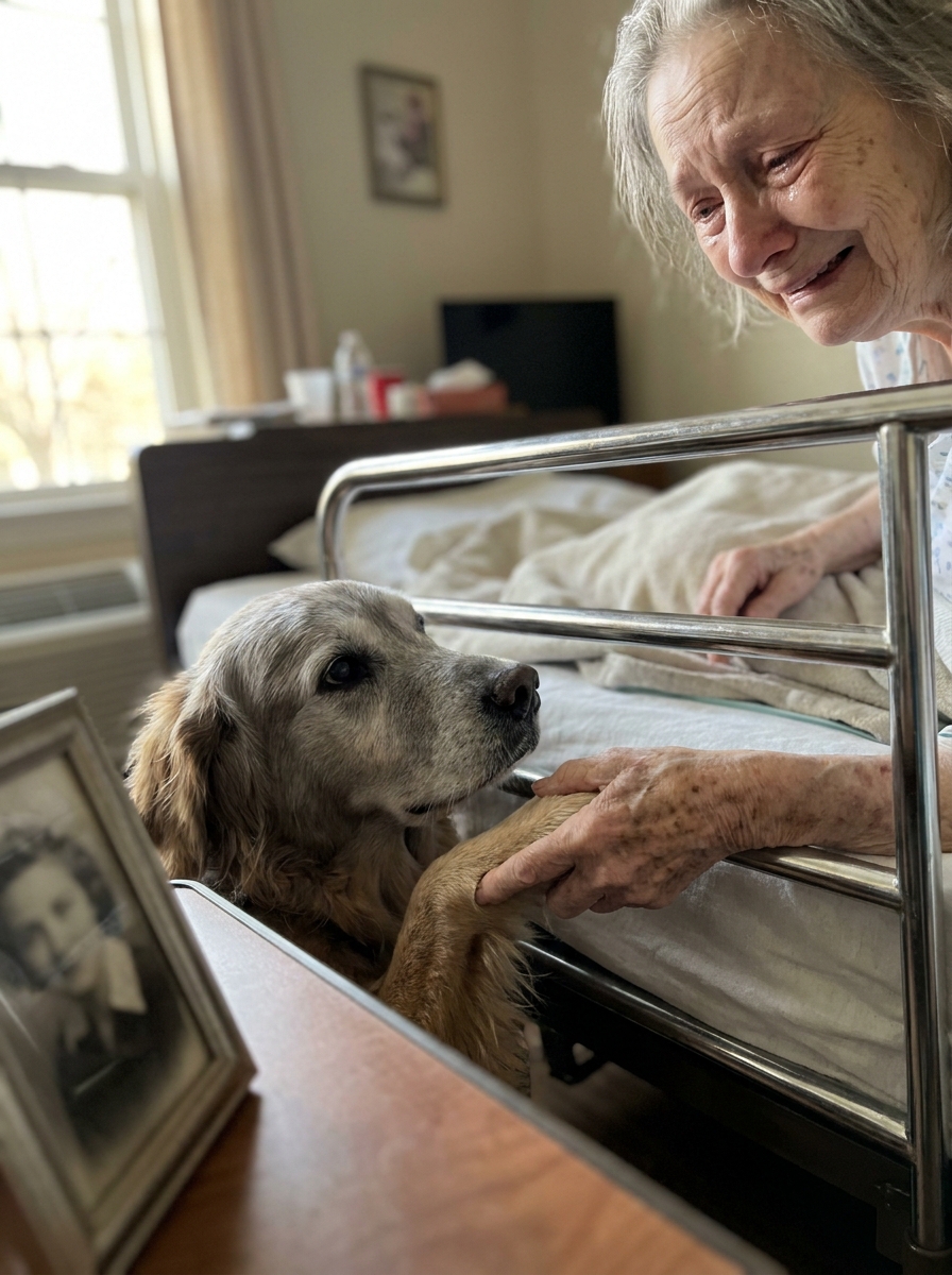 She Hadn’t Spoken a Word in Two Years. A Therapy Dog Walked Into Her Room, and the First Thing She Said Was a Name — but It Wasn’t the Dog’s.