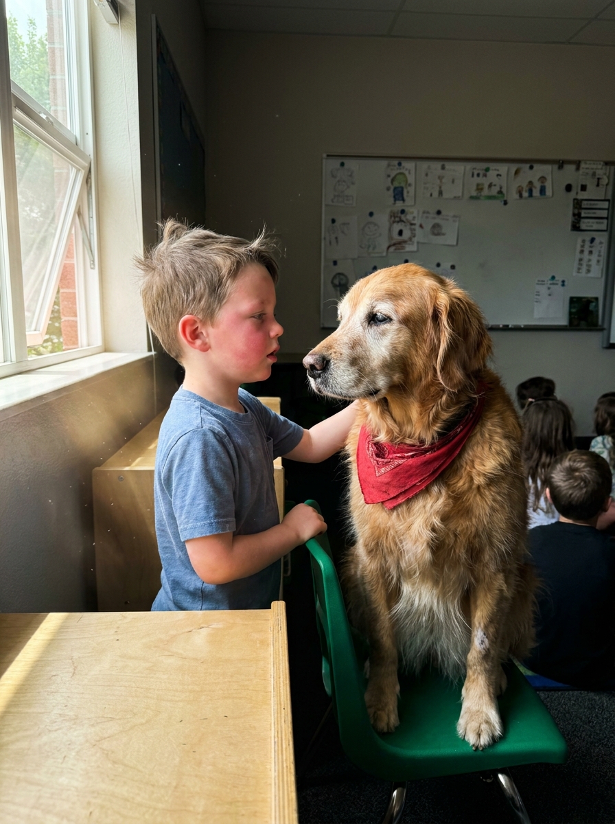 Part 2: A Boy Who Stuttered Picked the Same Classroom Dog Every Week for a Year — Nobody Knew What He Was Doing Until the Last Day.