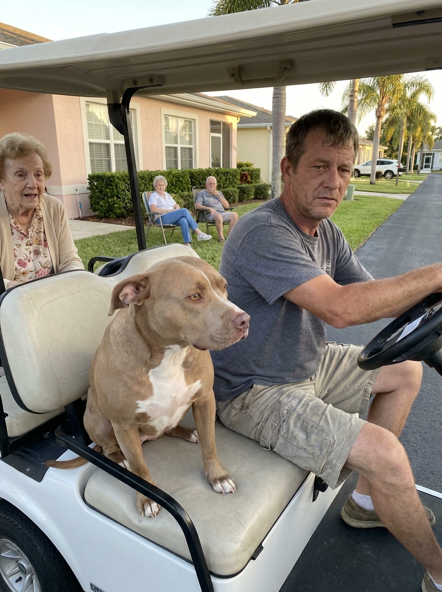 Part 2: A 40-Year-Old Man Bought a Golf Cart in a Florida Retirement Community — But It Was His Pit Bull Who Found Him a Family